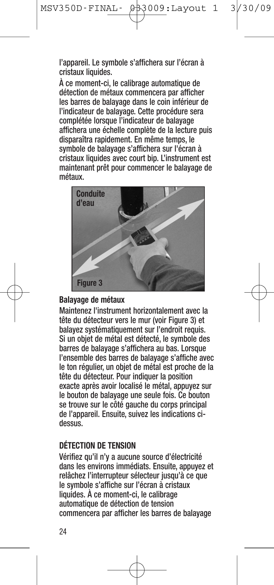 General Tools and Instruments MSV350D User Manual | Page 24 / 28