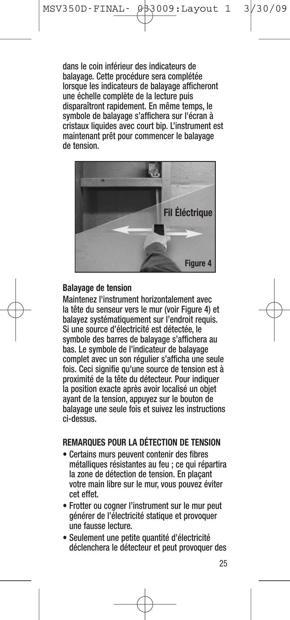 General Tools and Instruments MSV350D User Manual | Page 25 / 28