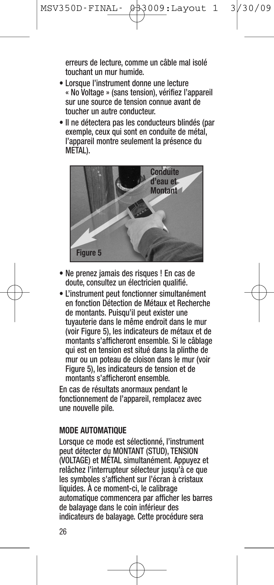 General Tools and Instruments MSV350D User Manual | Page 26 / 28