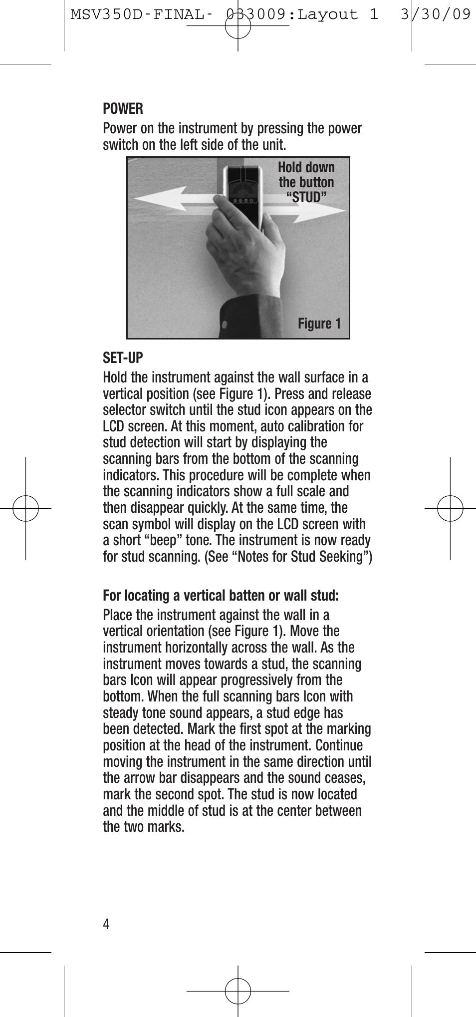 General Tools and Instruments MSV350D User Manual | Page 4 / 28