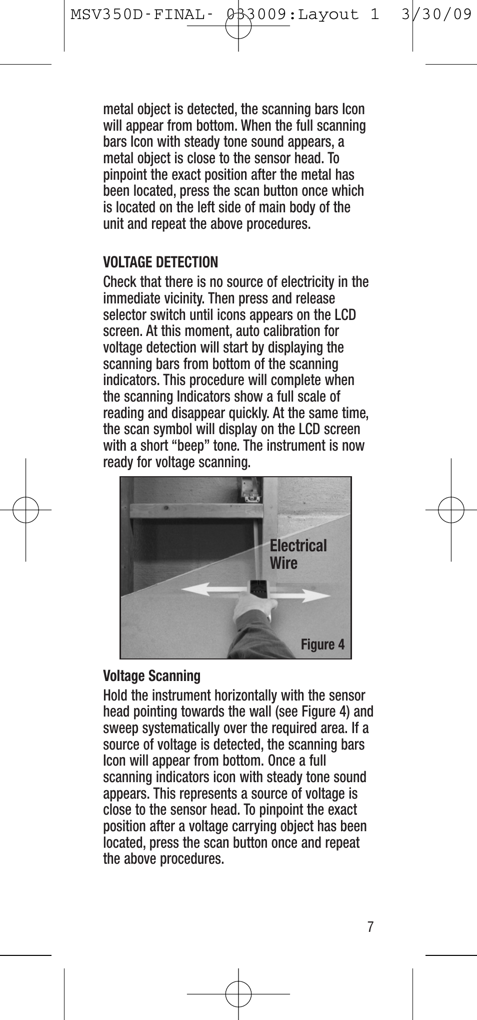 General Tools and Instruments MSV350D User Manual | Page 7 / 28