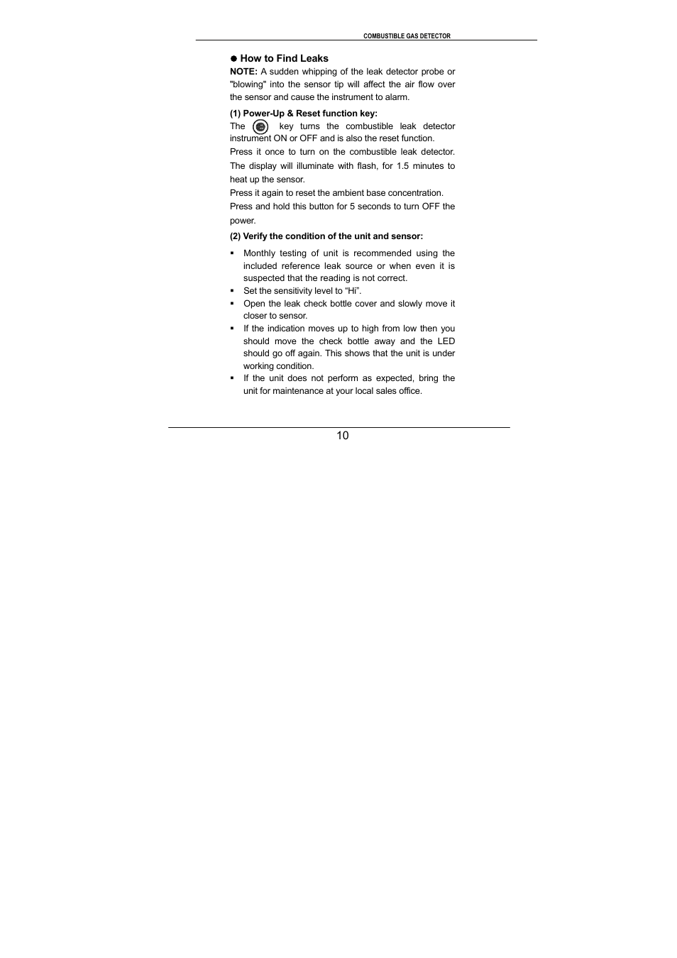 General Tools and Instruments NGD8800 User Manual | Page 11 / 16