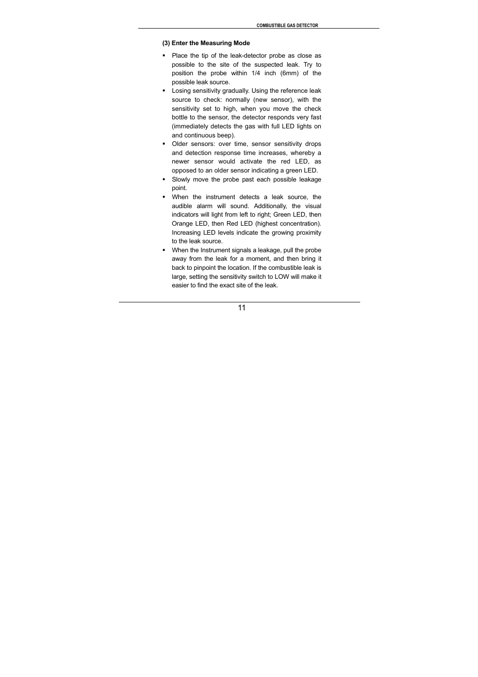 General Tools and Instruments NGD8800 User Manual | Page 12 / 16