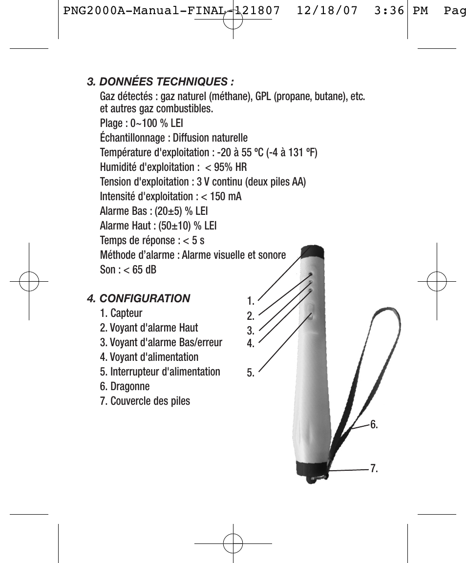 General Tools and Instruments PNG2000A User Manual | Page 6 / 12