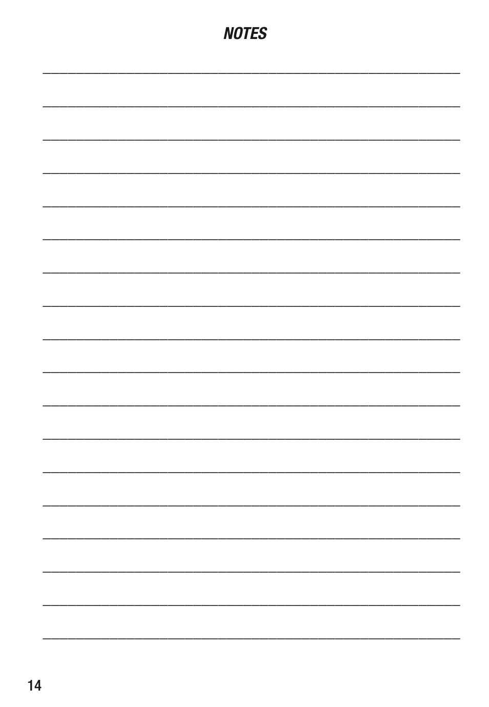 General Tools and Instruments RCV100 User Manual | Page 14 / 16