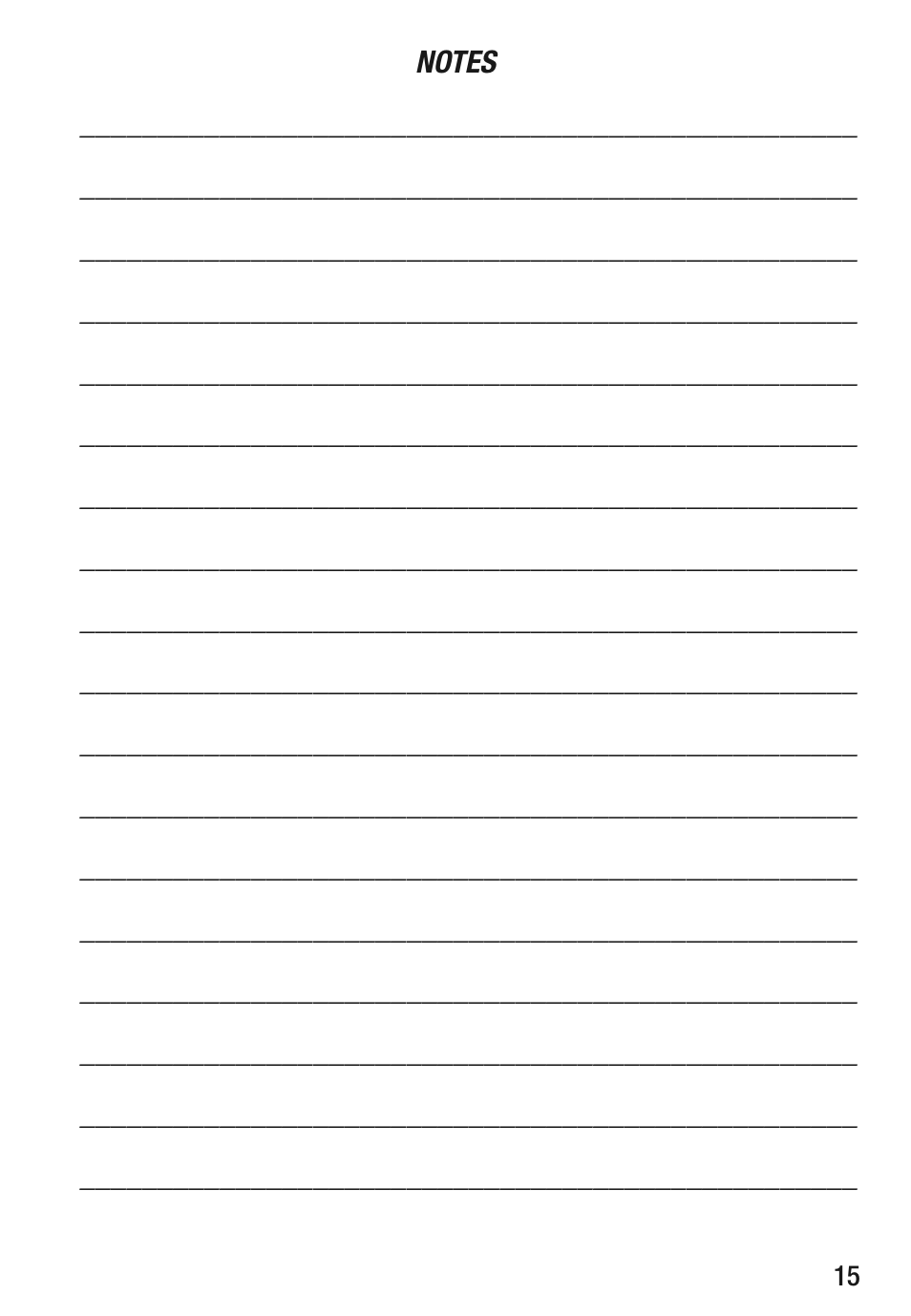 General Tools and Instruments RCV100 User Manual | Page 15 / 16