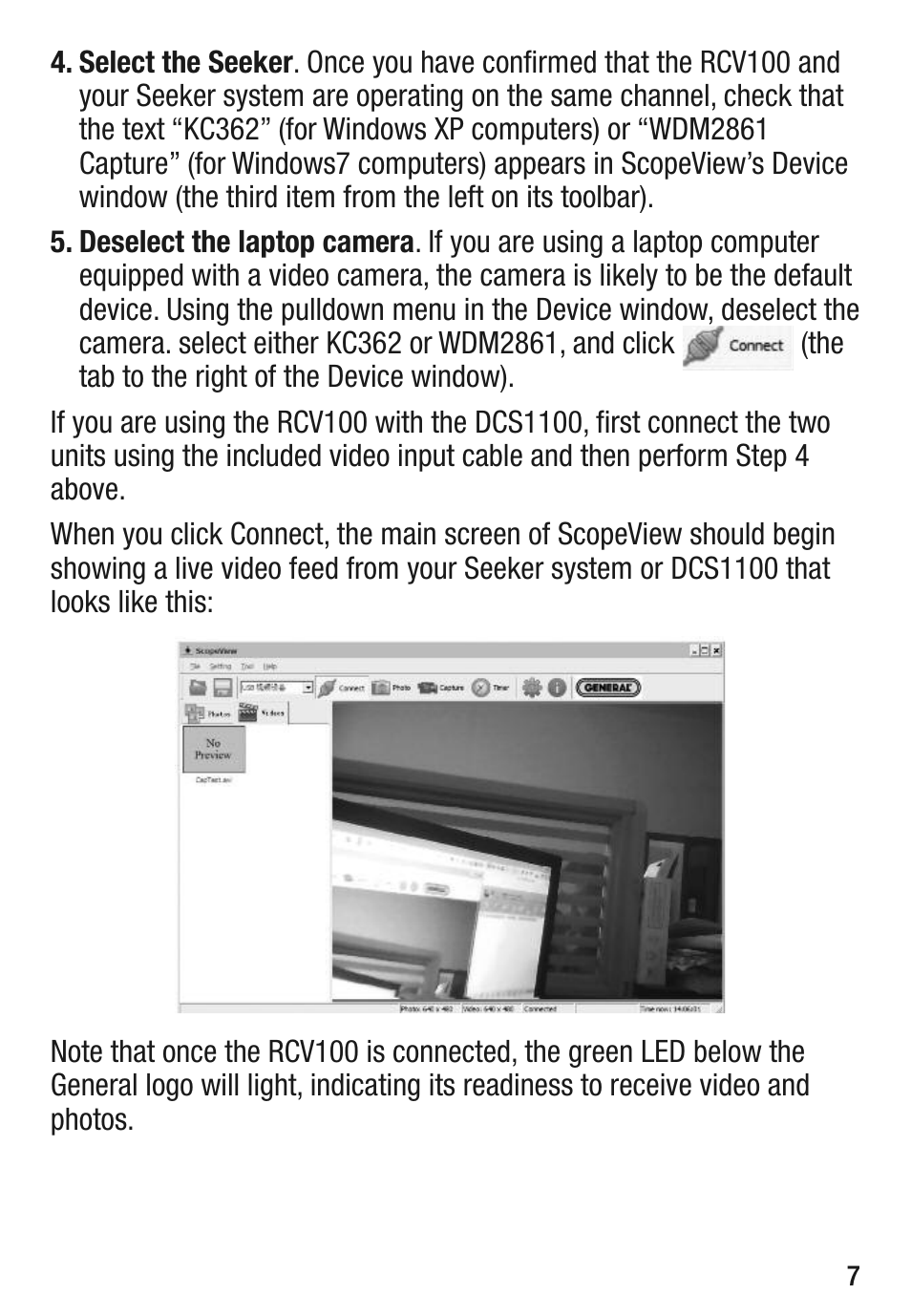 General Tools and Instruments RCV100 User Manual | Page 7 / 16