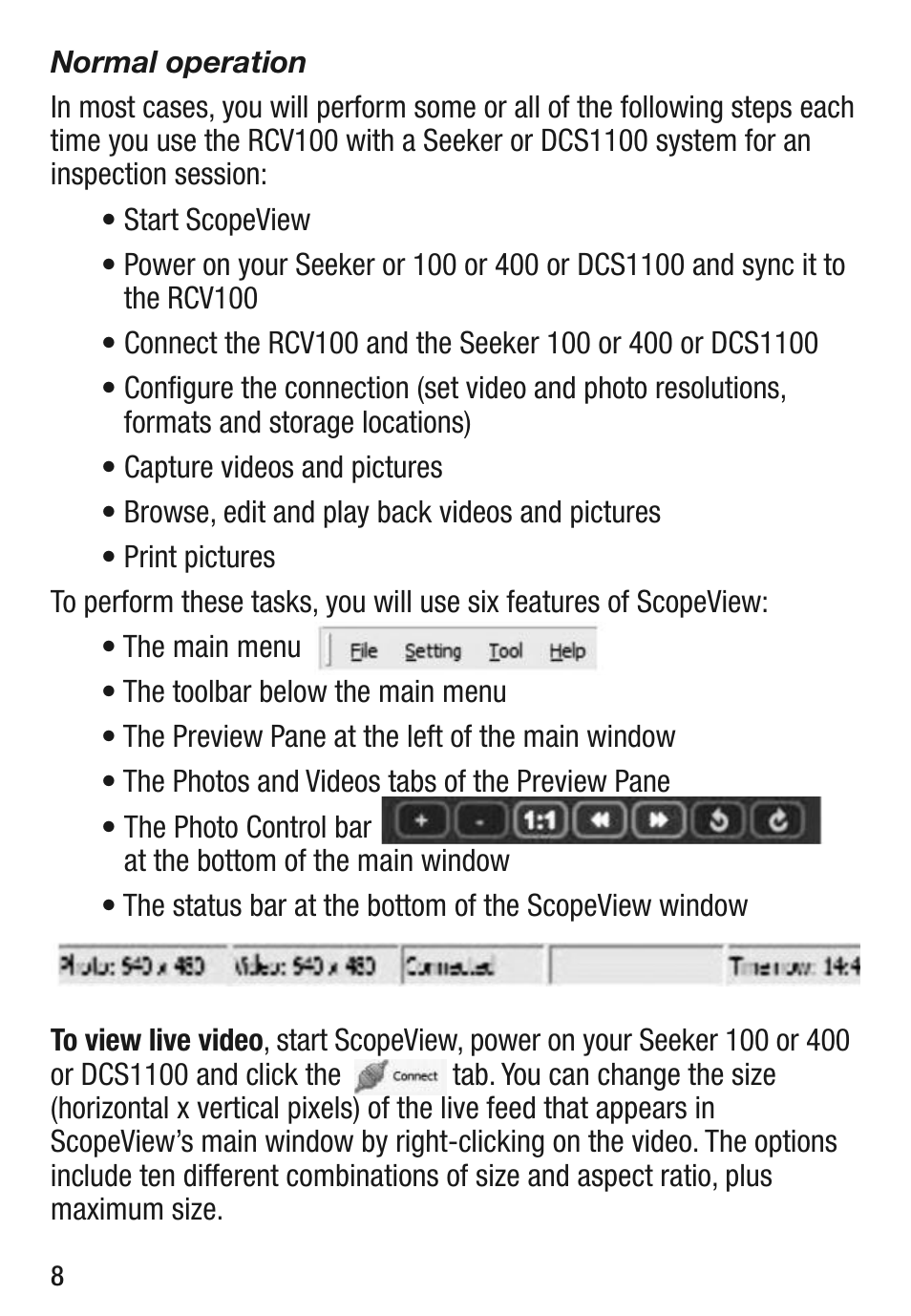 General Tools and Instruments RCV100 User Manual | Page 8 / 16