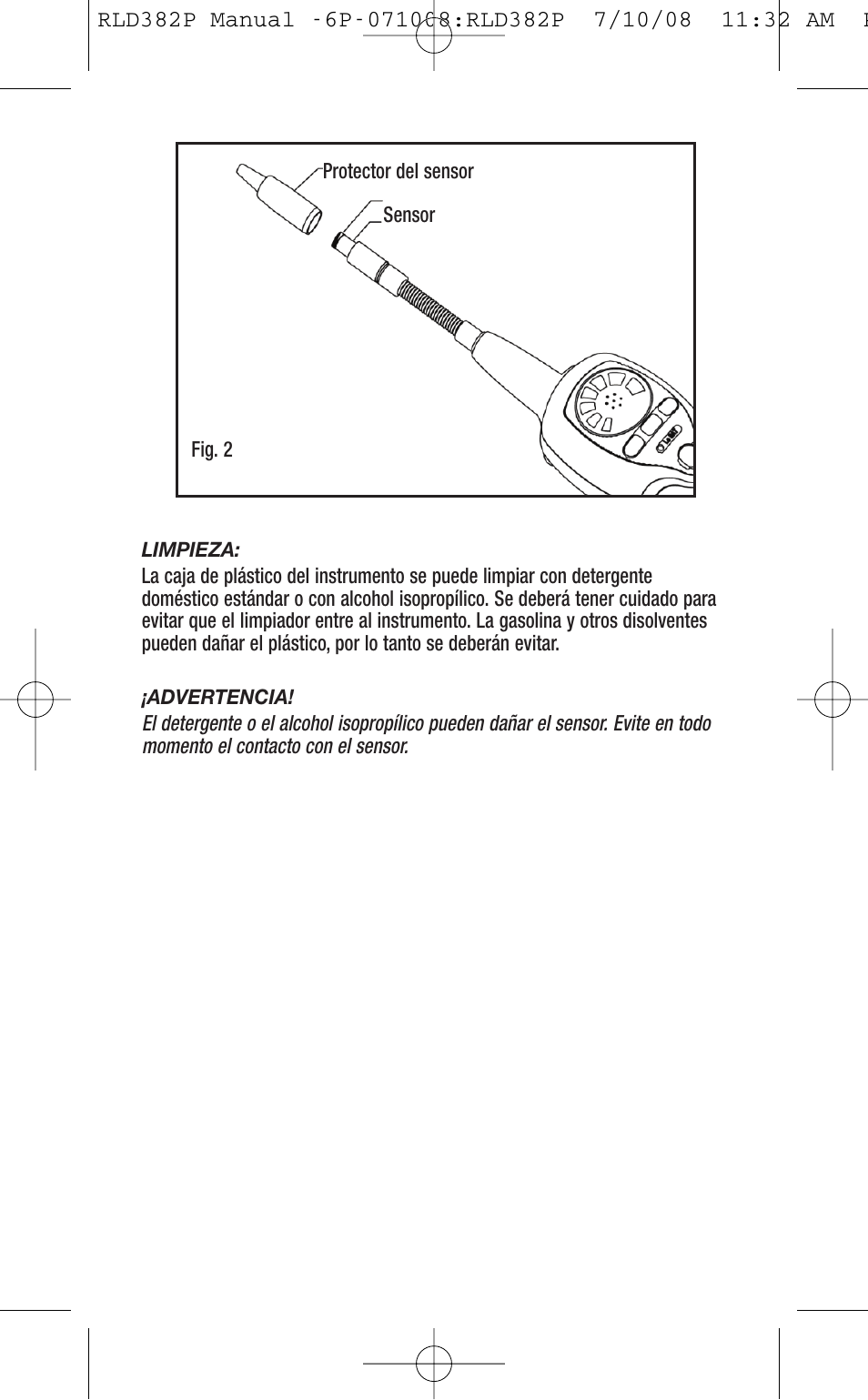 General Tools and Instruments RLD382P User Manual | Page 14 / 24