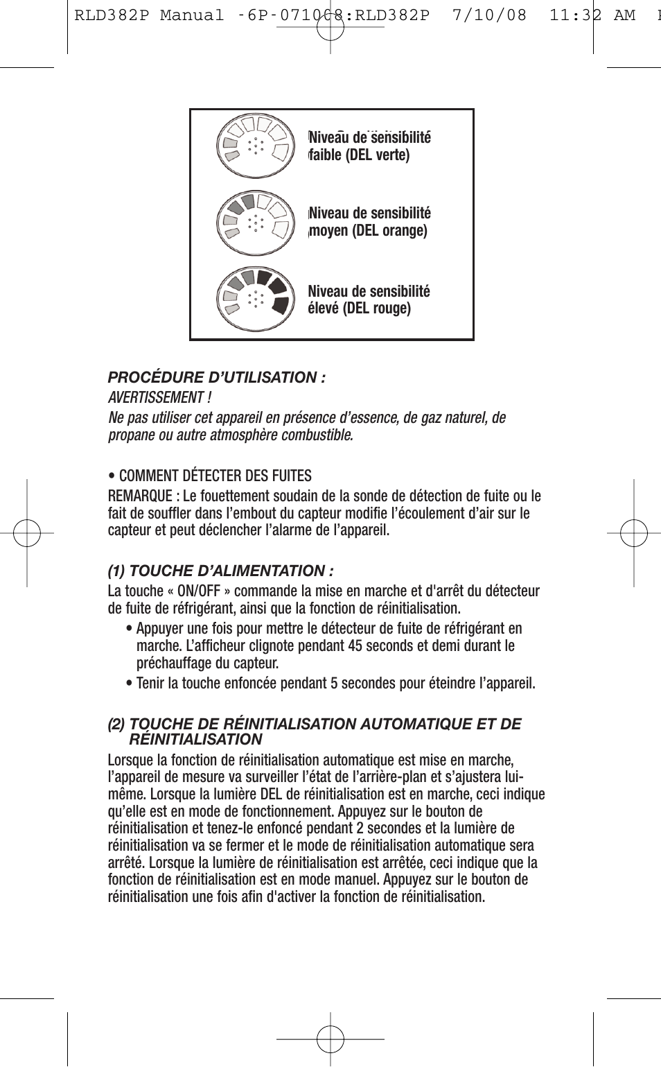General Tools and Instruments RLD382P User Manual | Page 19 / 24