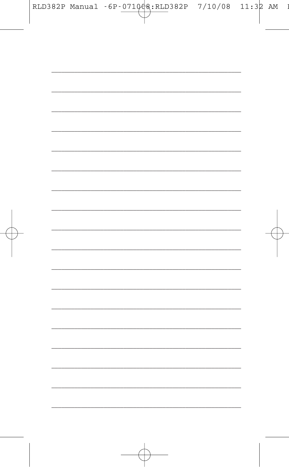 General Tools and Instruments RLD382P User Manual | Page 23 / 24