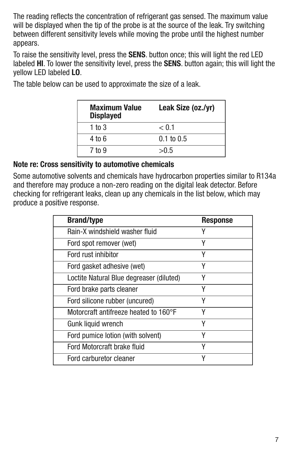 General Tools and Instruments RLD400 User Manual | Page 7 / 12