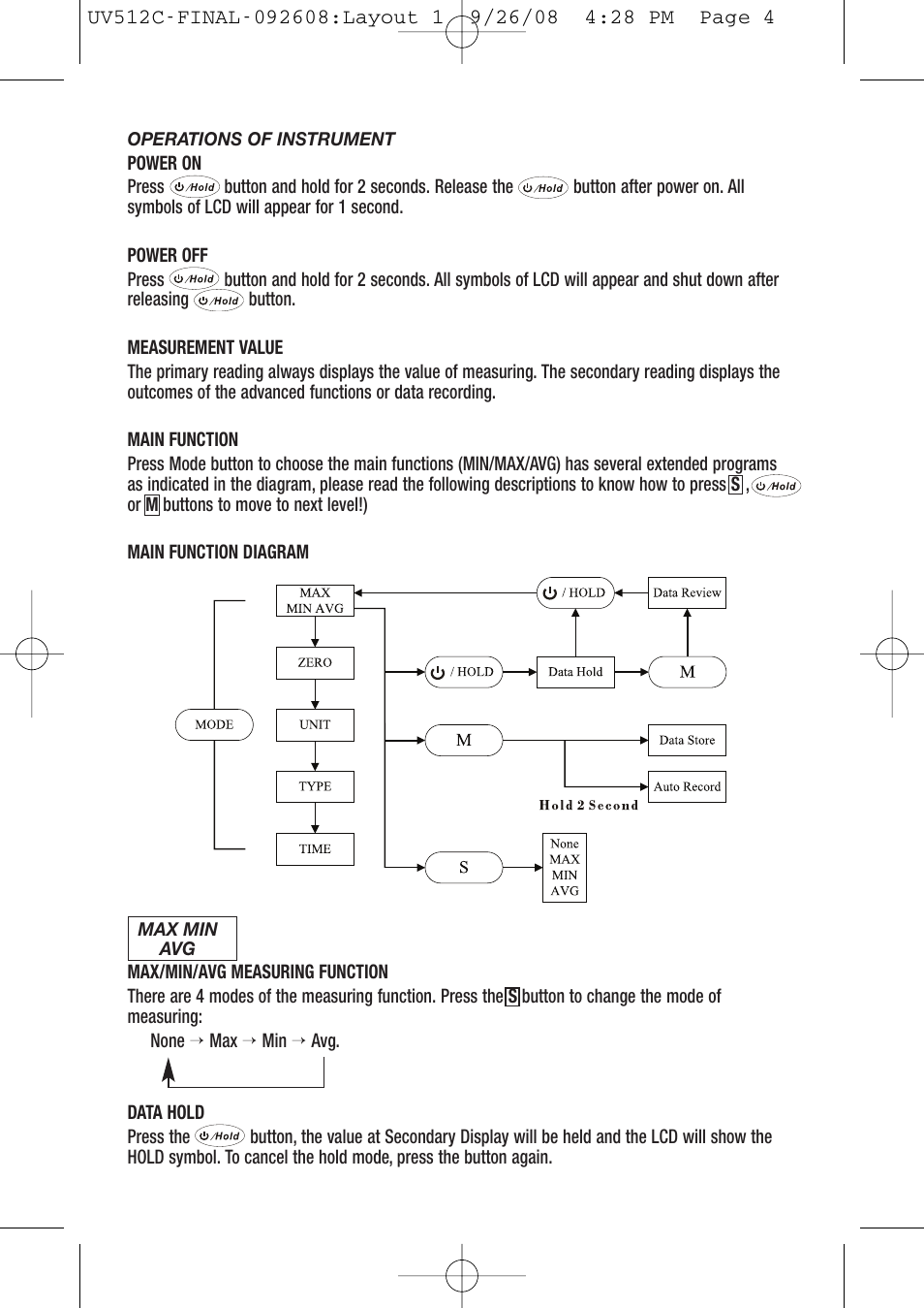 General Tools and Instruments UV512C User Manual | Page 4 / 8