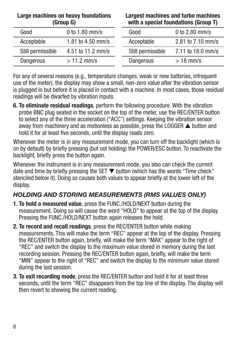 General Tools and Instruments VM8205SD User Manual | Page 8 / 16