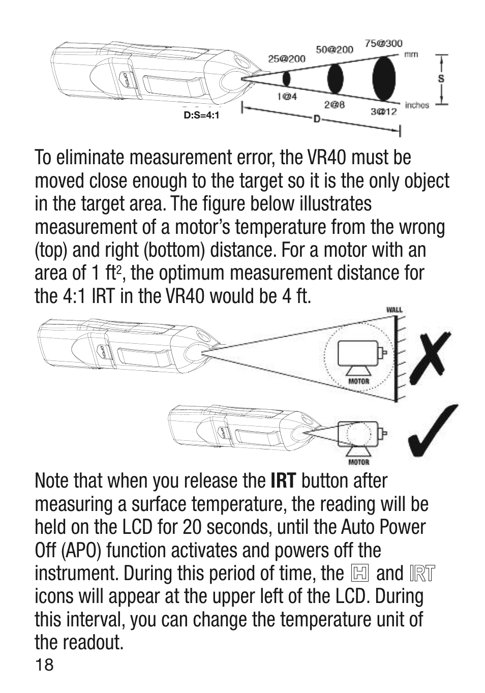 General Tools and Instruments VR40 User Manual | Page 18 / 24