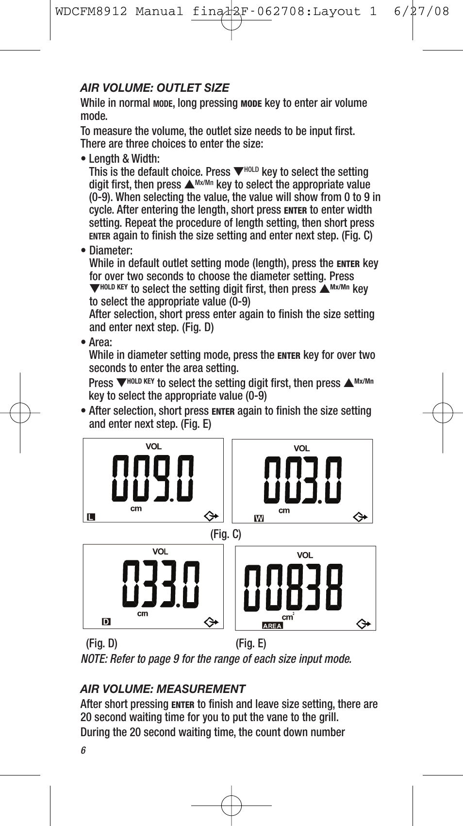 General Tools and Instruments WDCFM8912 User Manual | Page 6 / 16