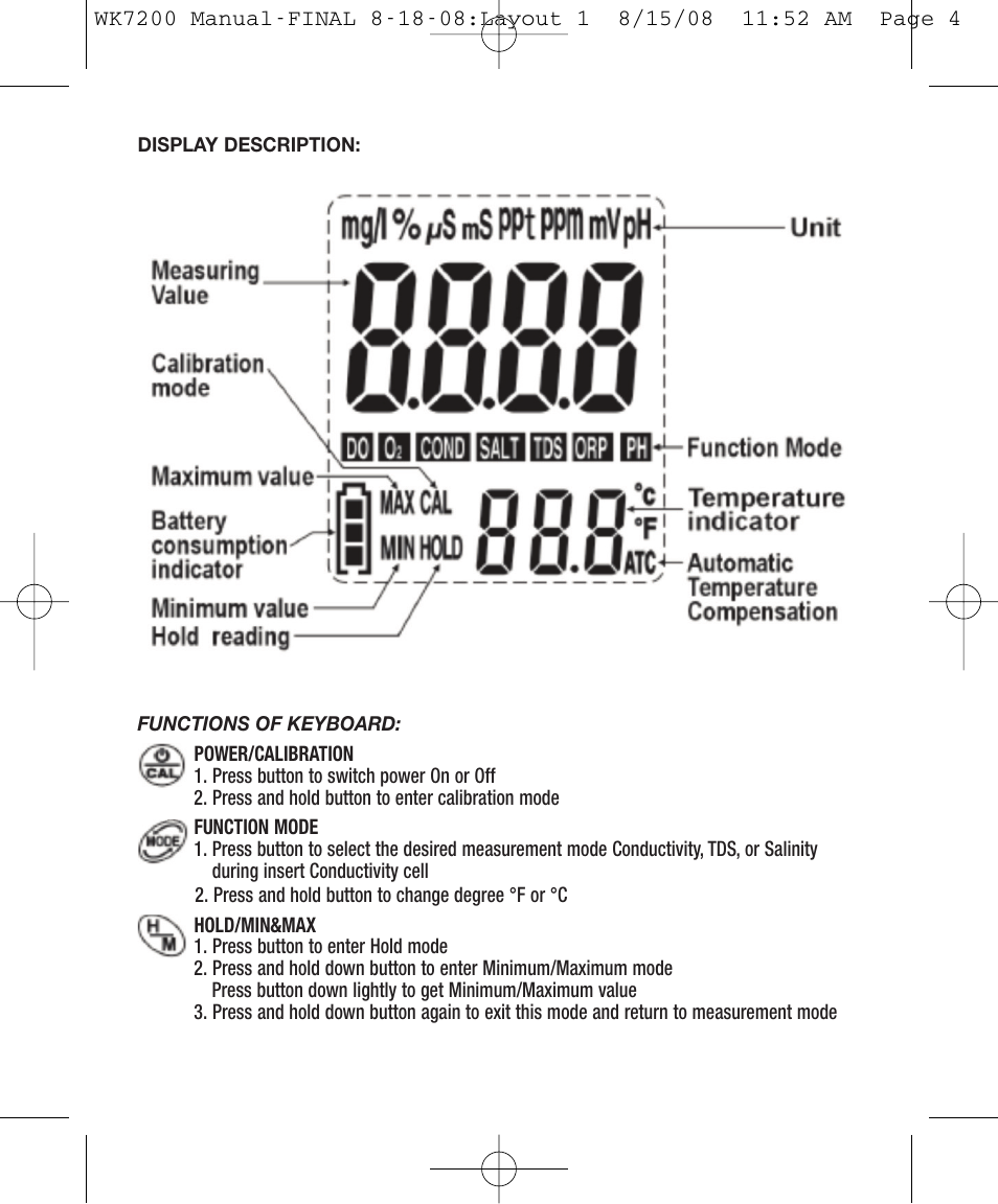 General Tools and Instruments WK7200 User Manual | Page 4 / 8