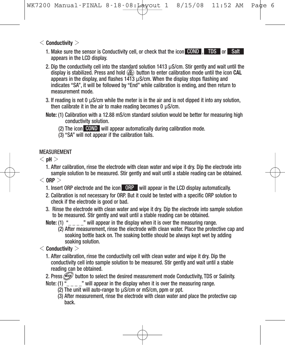 General Tools and Instruments WK7200 User Manual | Page 6 / 8