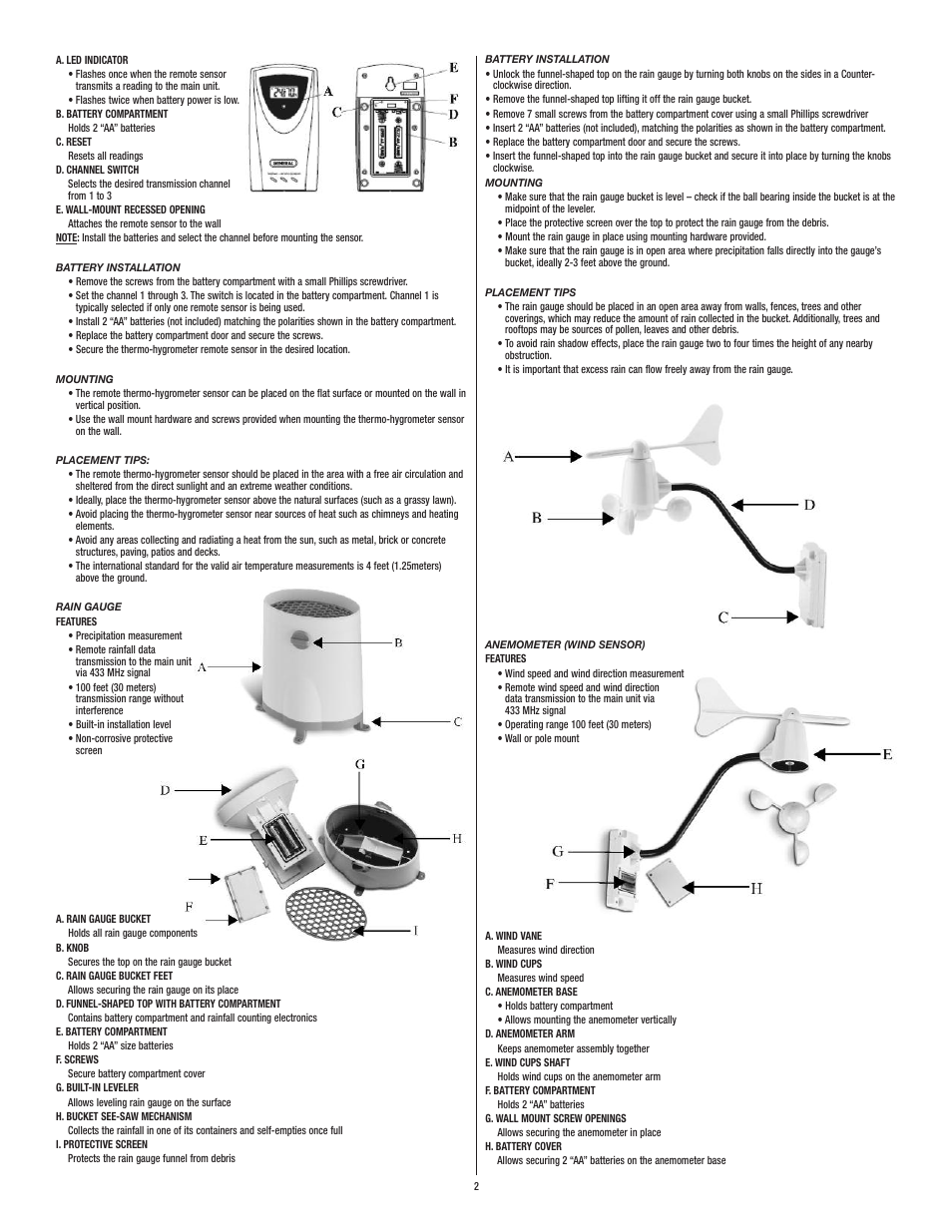 General Tools and Instruments WS821 User Manual | Page 2 / 8