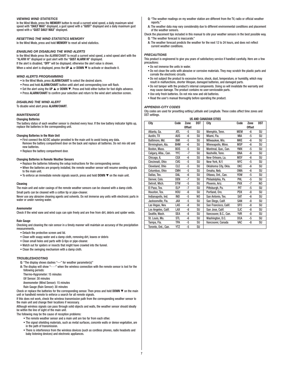 General Tools and Instruments WS821 User Manual | Page 7 / 8