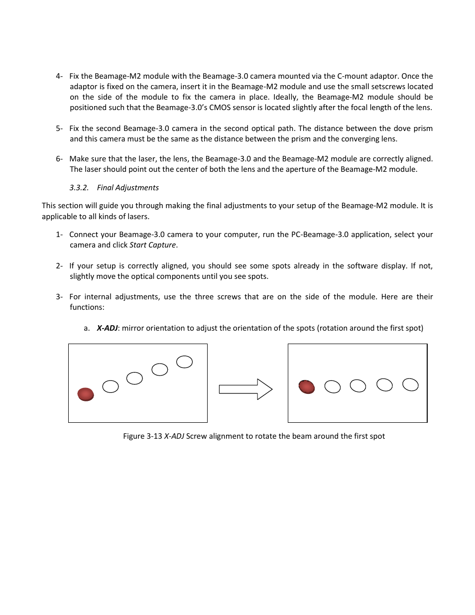 Final adjustments | Gentec-EO Beamage-M2 User Manual | Page 22 / 50