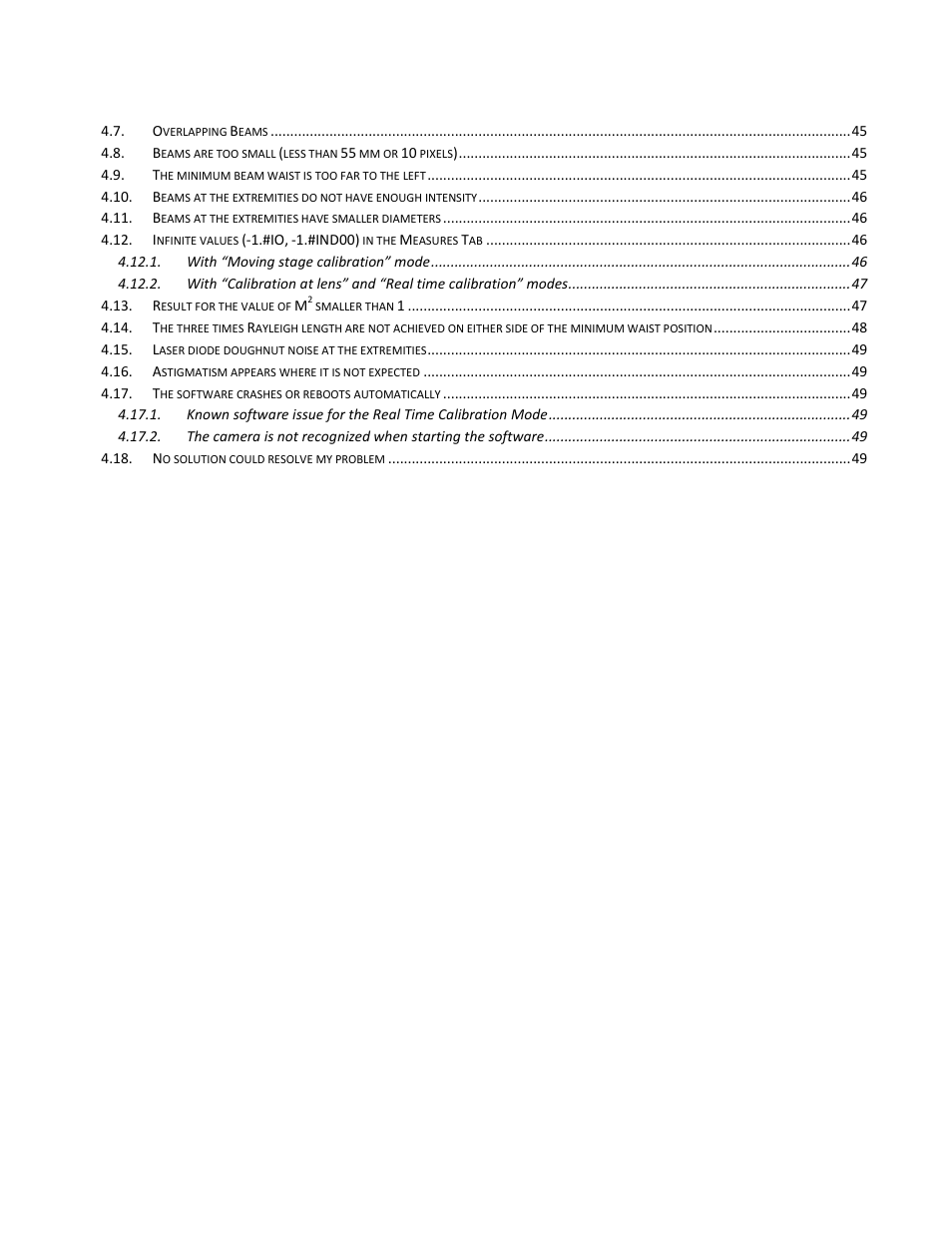 Gentec-EO Beamage-M2 User Manual | Page 5 / 50