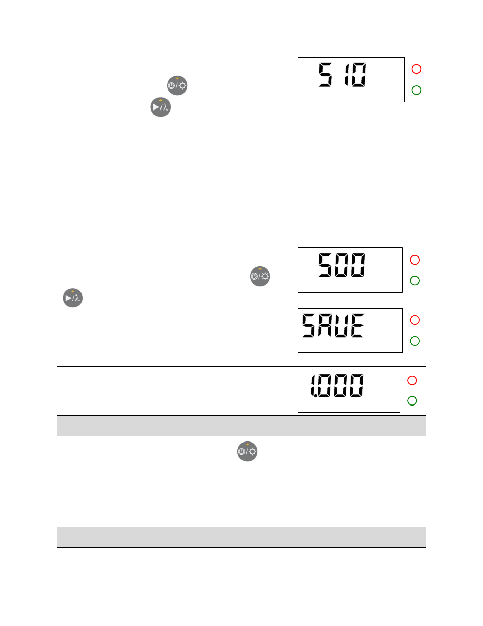 Lcd backlight, Error cases | Gentec-EO FLASH User Manual | Page 14 / 24