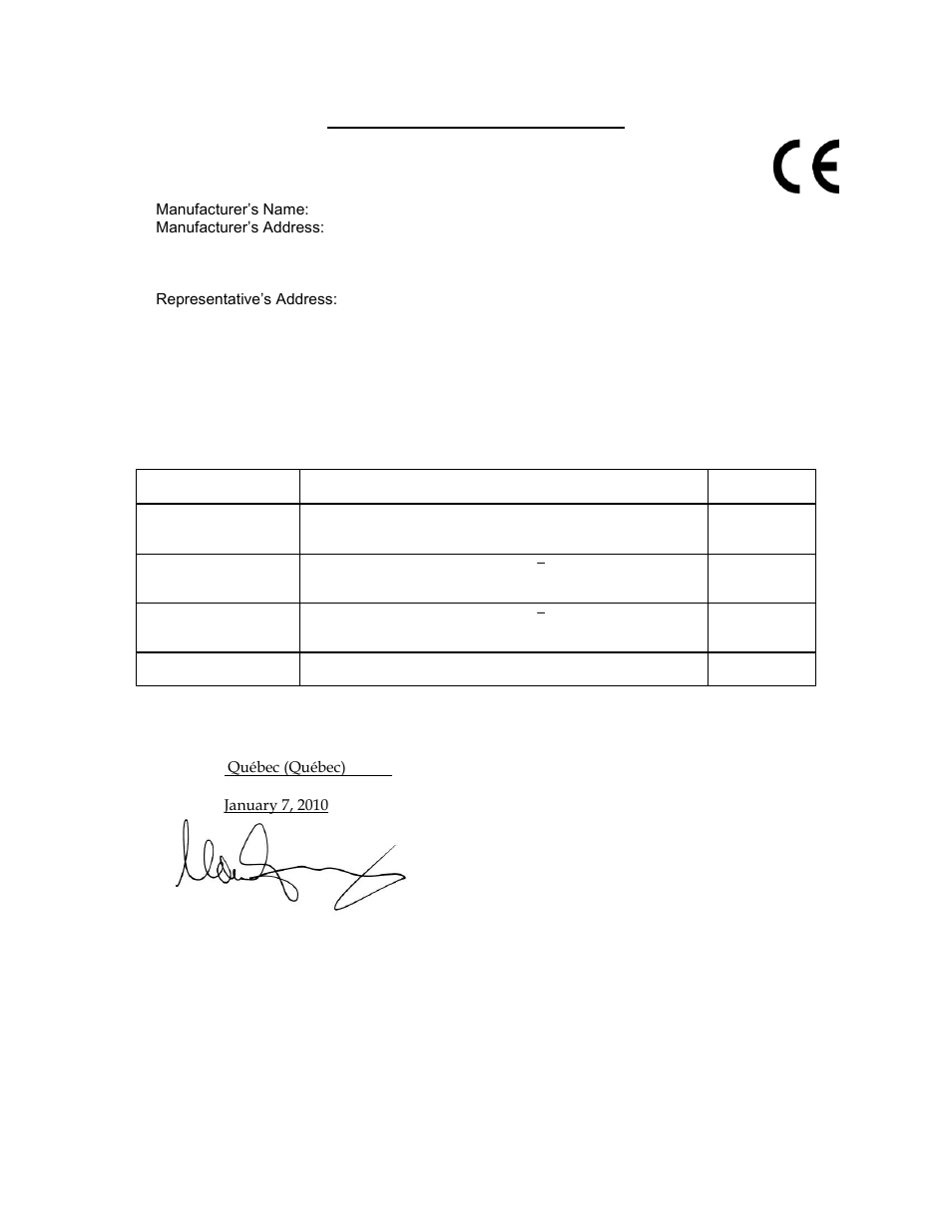Declaration of conformity | Gentec-EO FLASH User Manual | Page 20 / 24