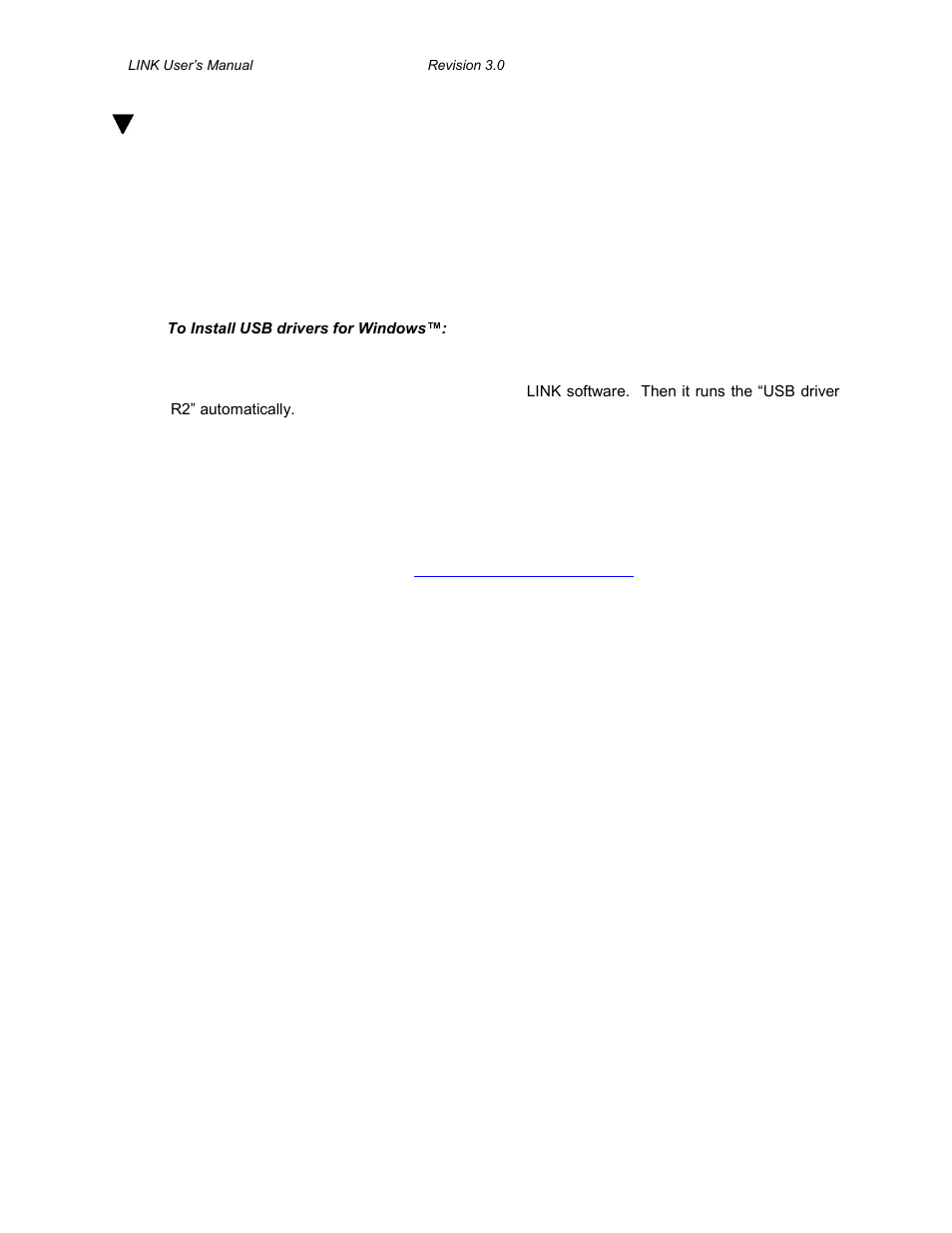 Installation and communication, Nstallation, To install usb drivers for windows | Etting up, Ommunication to the, M-link, Connecting the pc m-link to the m-link, Download the pc m-link file and execute it, Installation, Running pc m-link | Gentec-EO M-LINK User Manual | Page 30 / 47