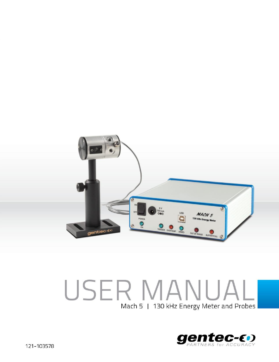 Gentec-EO MACH 5 User Manual | 48 pages