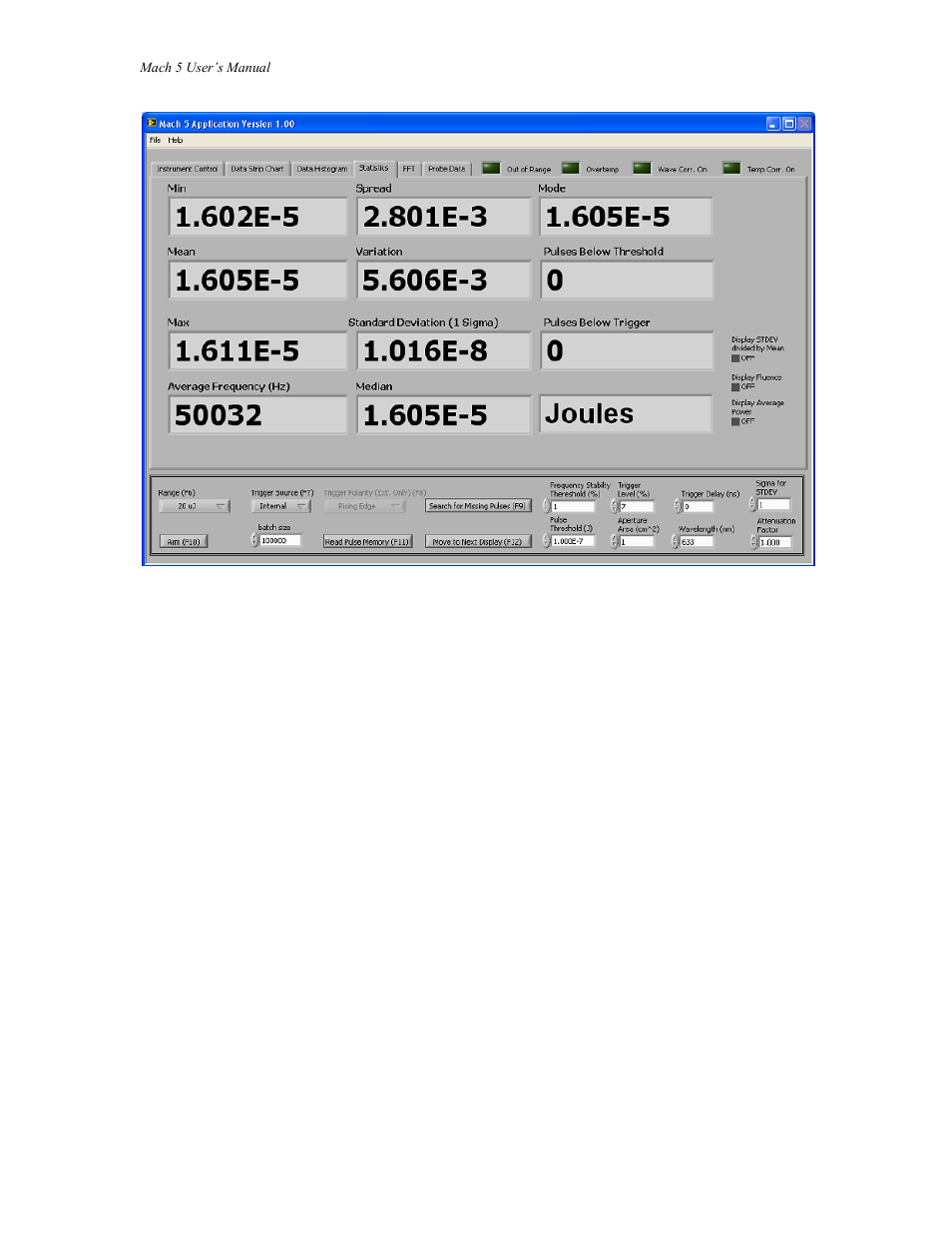 Gentec-EO MACH 5 User Manual | Page 30 / 48