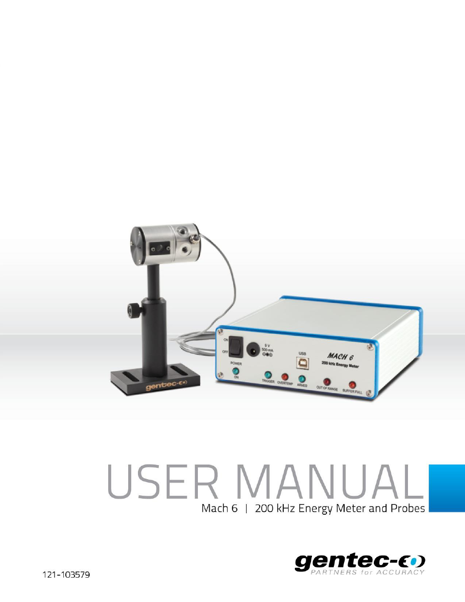 Gentec-EO MACH 6 User Manual | 48 pages