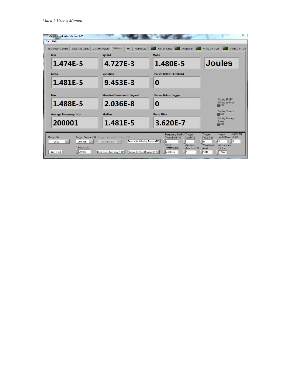 Gentec-EO MACH 6 User Manual | Page 30 / 48