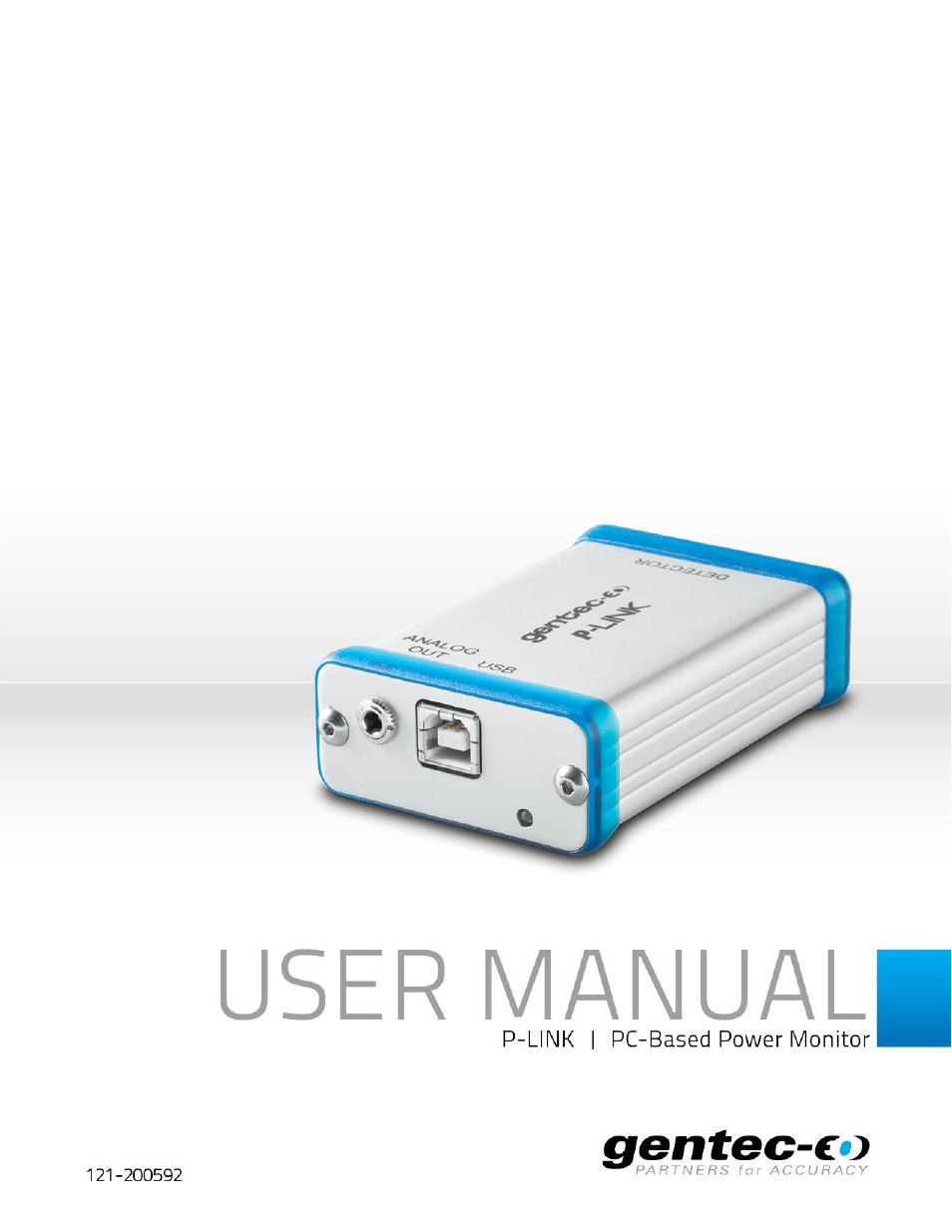 Gentec-EO P-LINK User Manual | 34 pages