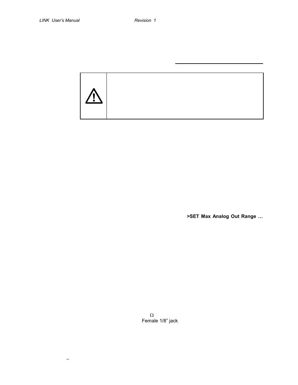 Caution | Gentec-EO P-LINK User Manual | Page 9 / 34