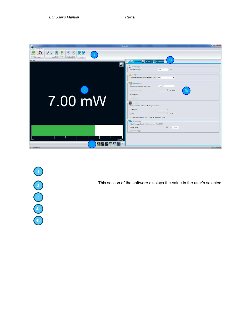 Main user interface, Pc-g, Entec | User interface | Gentec-EO PC-Gentec-EO (for MAESTRO and INTEGRA) User Manual | Page 12 / 66