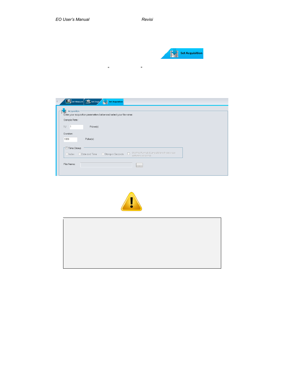Cquisition settings options in, Nergy mode | Gentec-EO PC-Gentec-EO (for MAESTRO and INTEGRA) User Manual | Page 16 / 66
