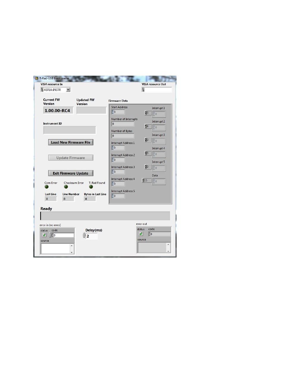 Update firmware | Gentec-EO T-Rad (DB-15) User Manual | Page 31 / 37
