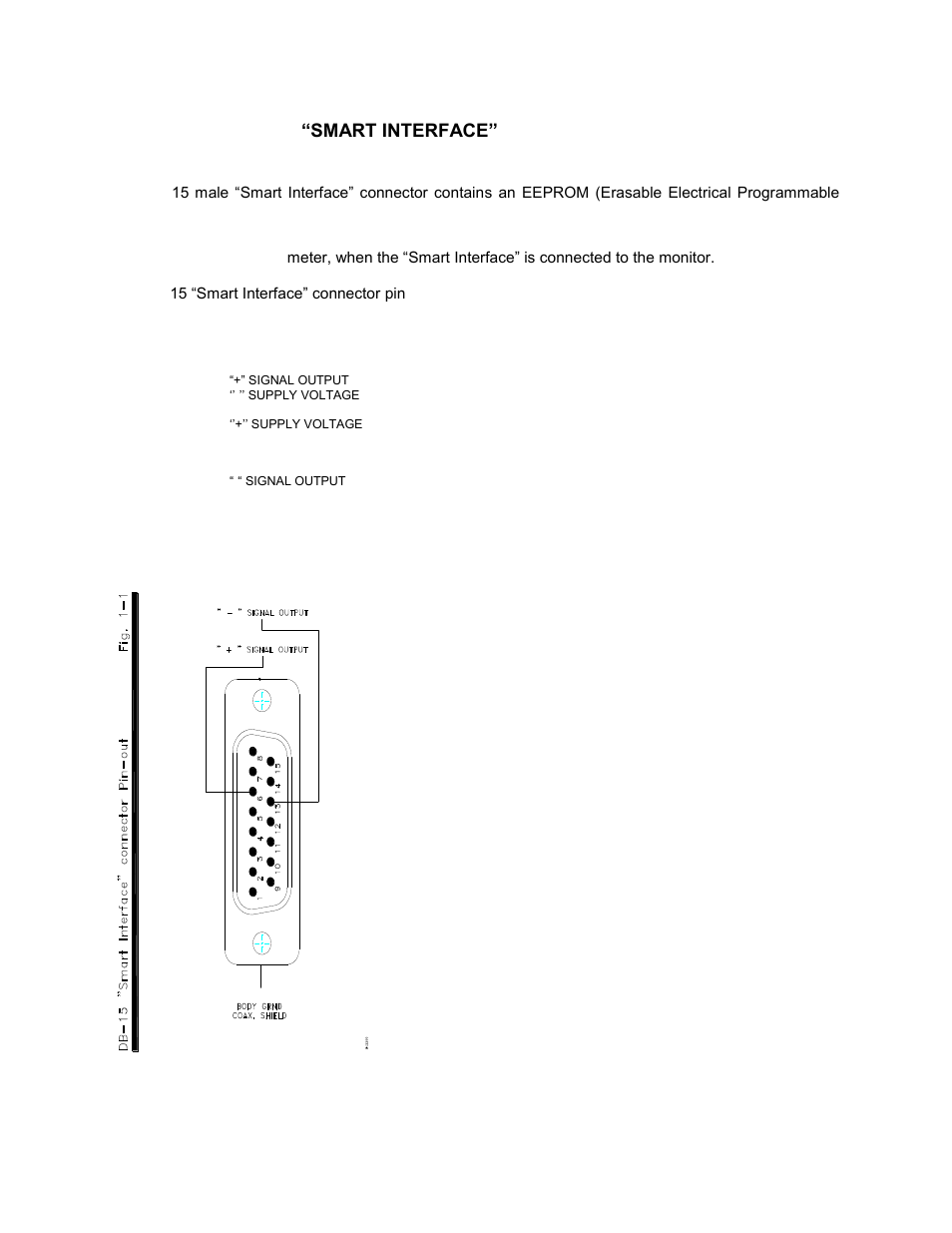 Thz-d series, Smart interface” connector, 2 thz-d series “smart interface” connector | Gentec-EO THZ-D User Manual | Page 7 / 24