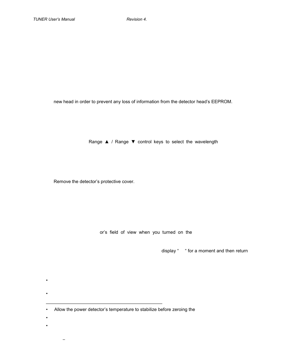 Getting started, Ower measurement procedure | Gentec-EO TUNER User Manual | Page 13 / 18