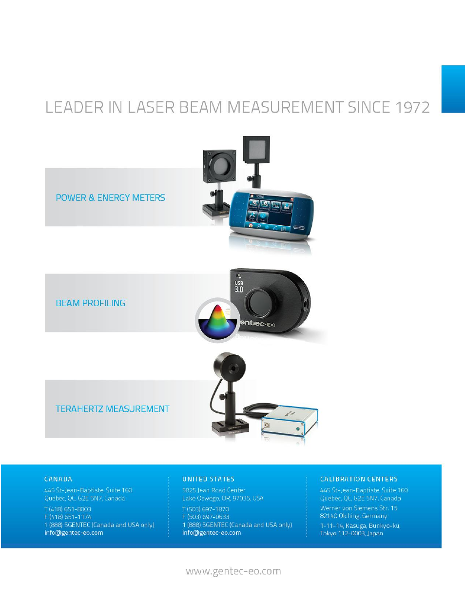 Gentec-EO TUNER User Manual | Page 18 / 18