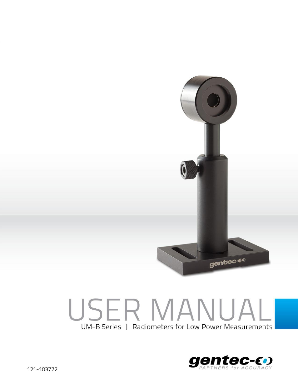 Gentec-EO UM-B User Manual | 20 pages