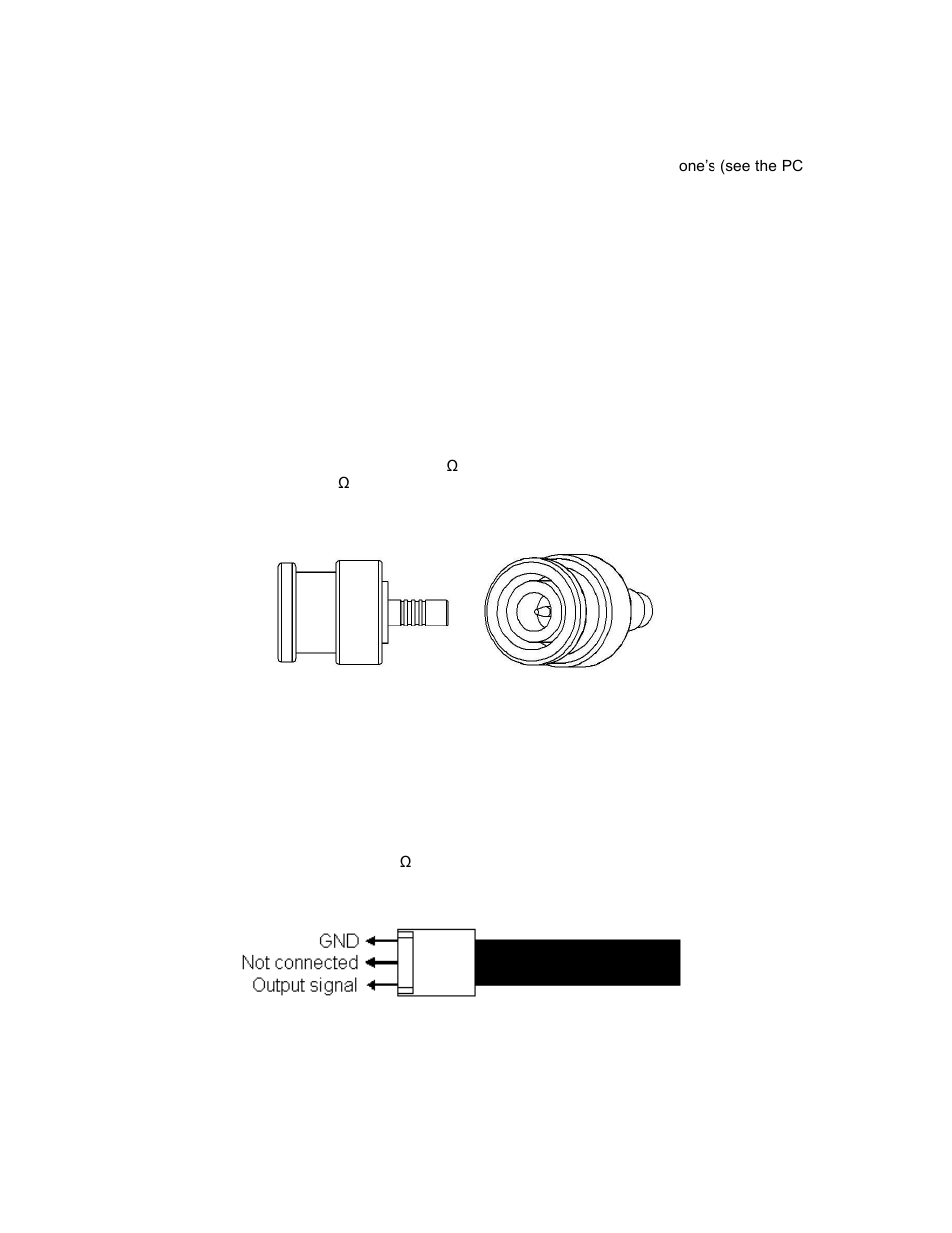 4 oem molex connector (e0 version), Fig. 1-2 bnc connector, Fig. 1-3 molex connector pin-out in e0 version | Gentec-EO UP and XLP12 User Manual | Page 7 / 41