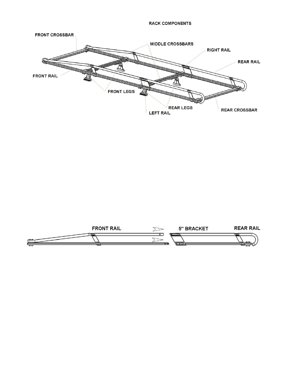 Hauler Racks TRANSIT CONNECT RACK User Manual | Page 2 / 10