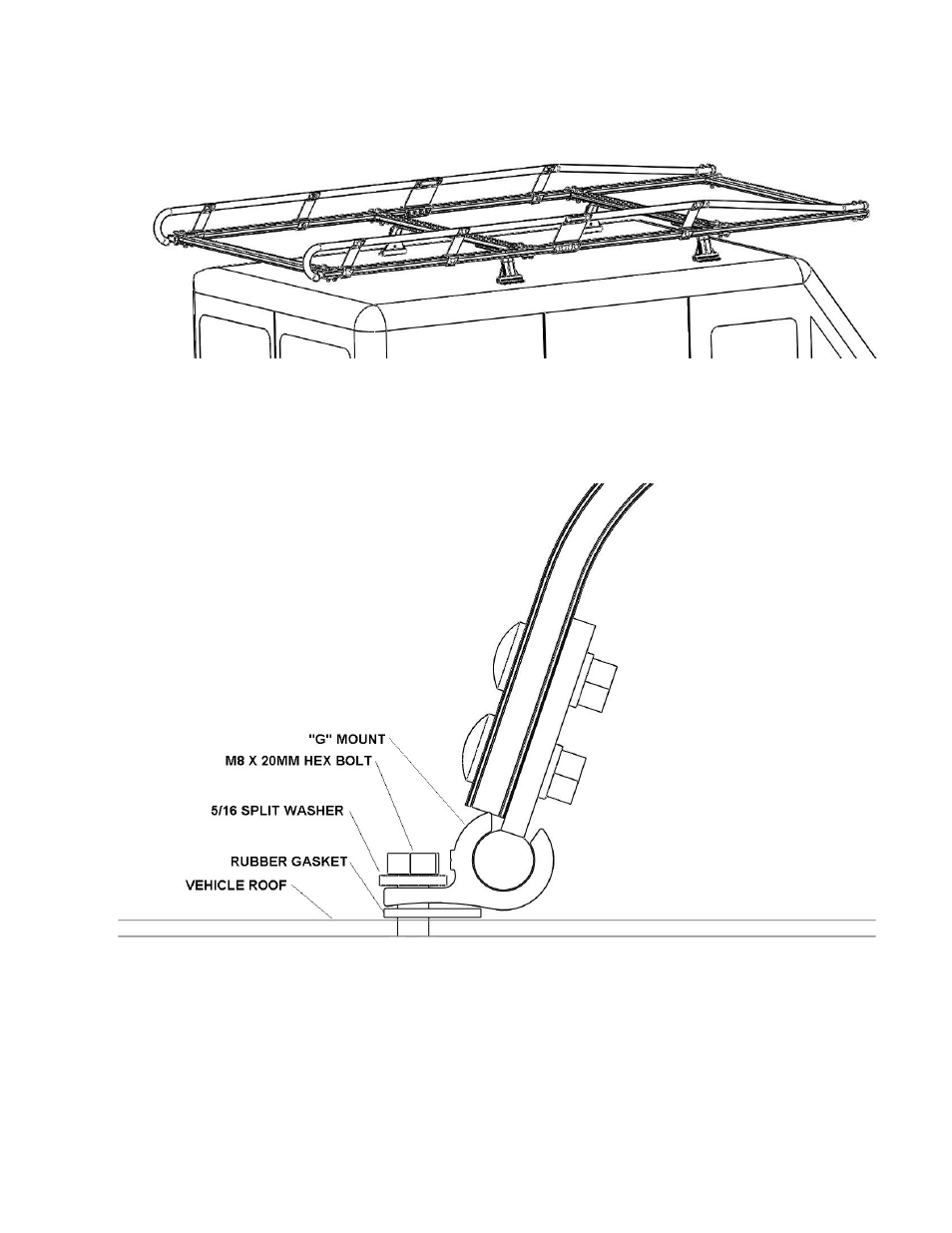 Hauler Racks TRANSIT CONNECT RACK User Manual | Page 8 / 10