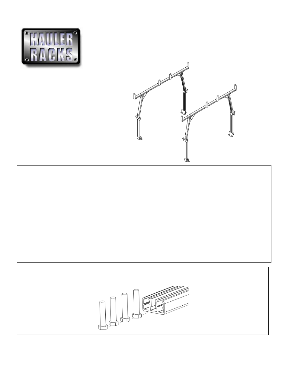 Hauler Racks UTRAHDMINI-1 User Manual | 8 pages