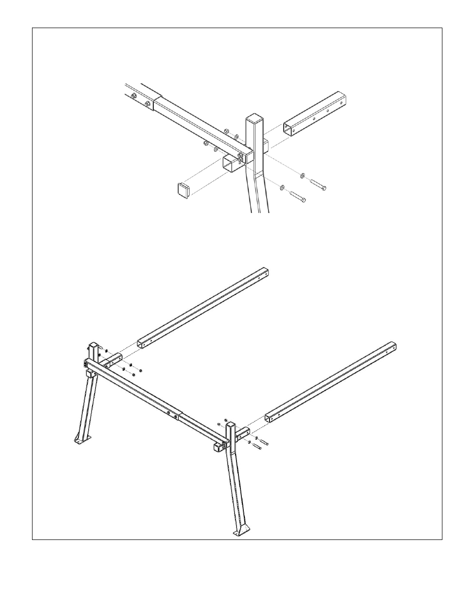 Hauler Racks Universal Steel Truck/Cap Rack (STC3-1) User Manual | Page 7 / 16