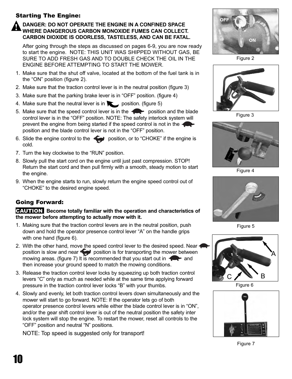 Havener Pistol-Grip Hydro Walk-Behind Mower 36, 48 & 52 User Manual | Page 10 / 46