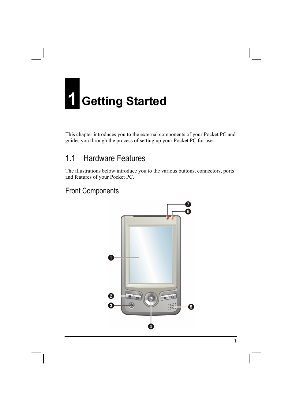 Getting started | RoverComputers RoverPC P7 PDA User Manual | Page 11 / 129