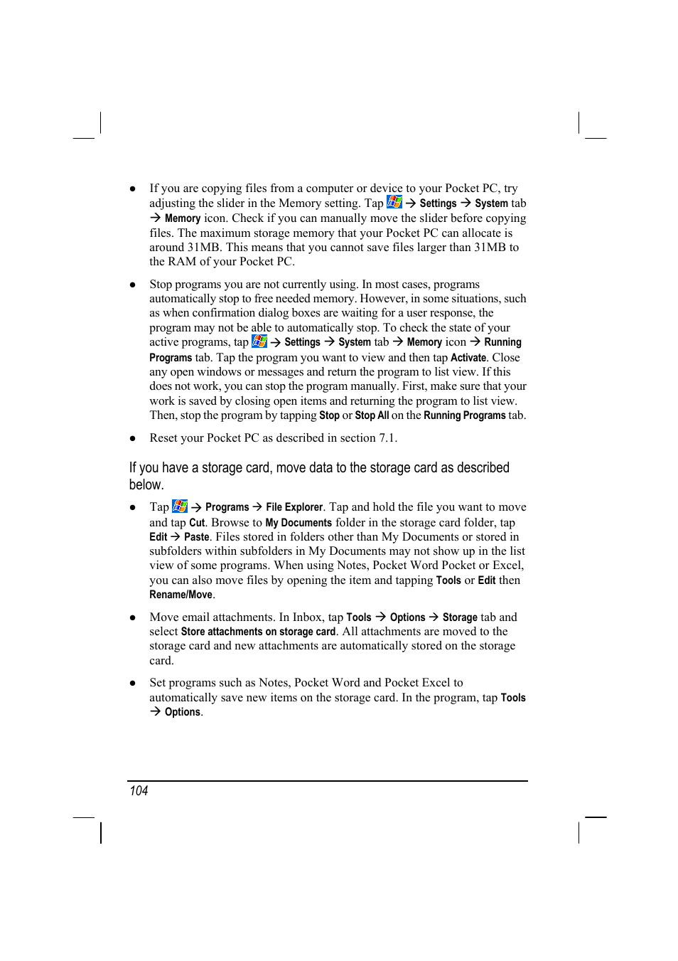 RoverComputers RoverPC P7 PDA User Manual | Page 114 / 129